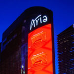 Famous Aria Hotel in Las Vegas, Nevada, USA
